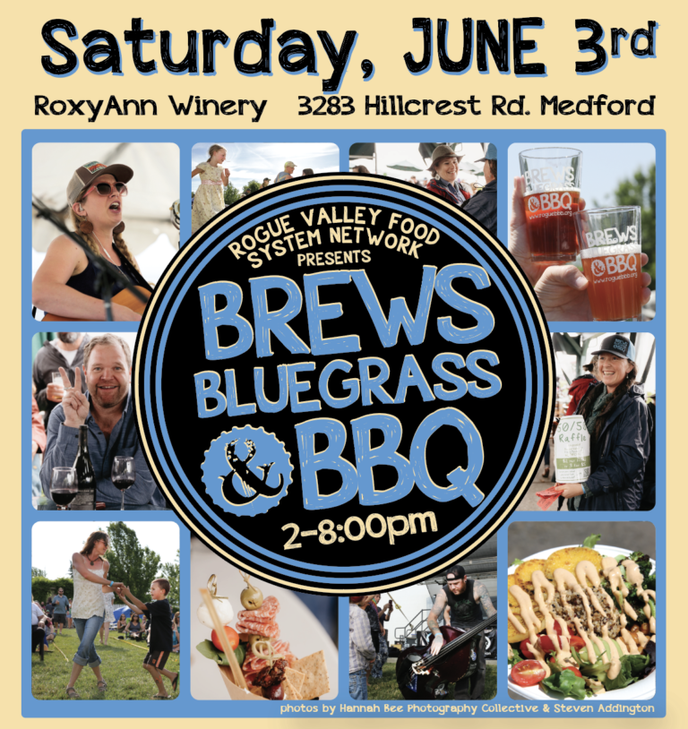 Brews Bluegrass and BBQ Rogue Valley Food System Network